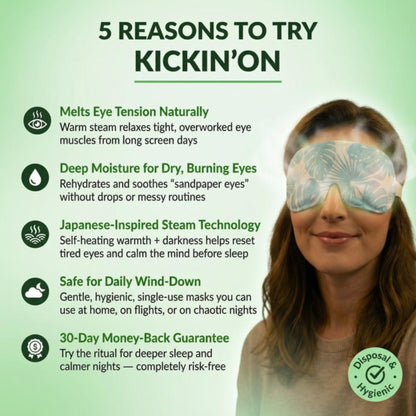 Kickin'On Steam Eye Mask - Kickin'On