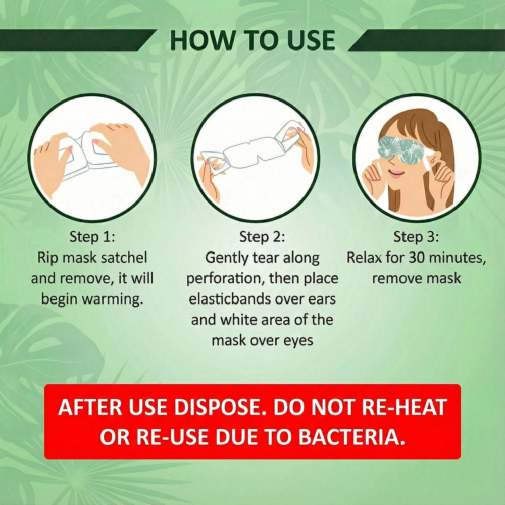 Self - Heating Steam Eye Mask - Kickin'On