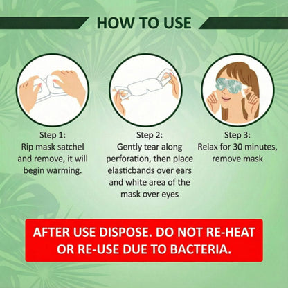 Self - Heating Steam Eye Mask - Kickin'On